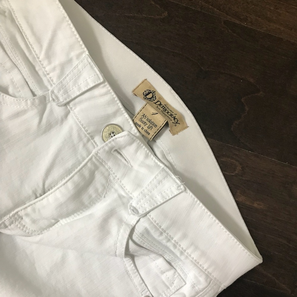 Democracy white jeans